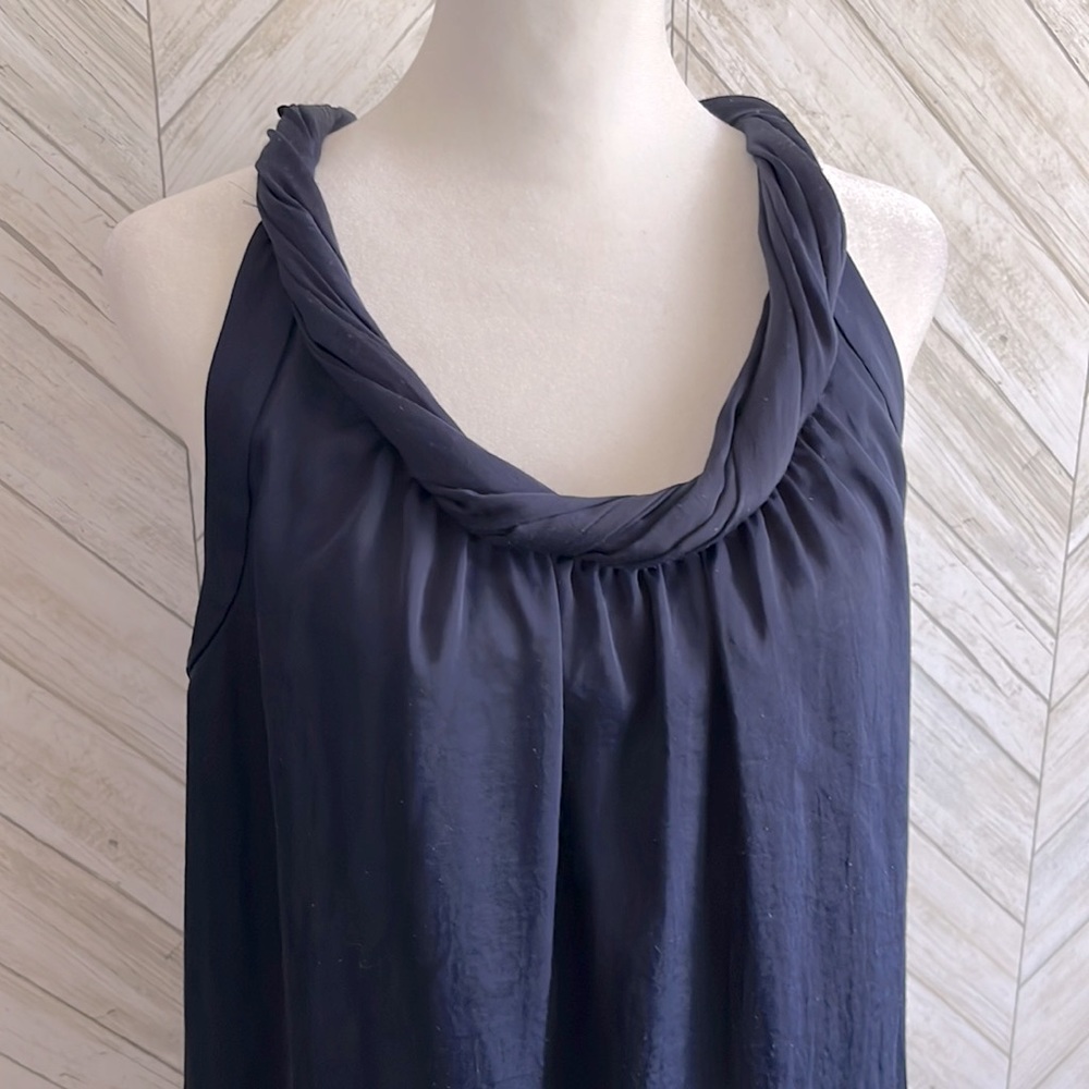 Talbots sleeveless boat neck shift dress size 12